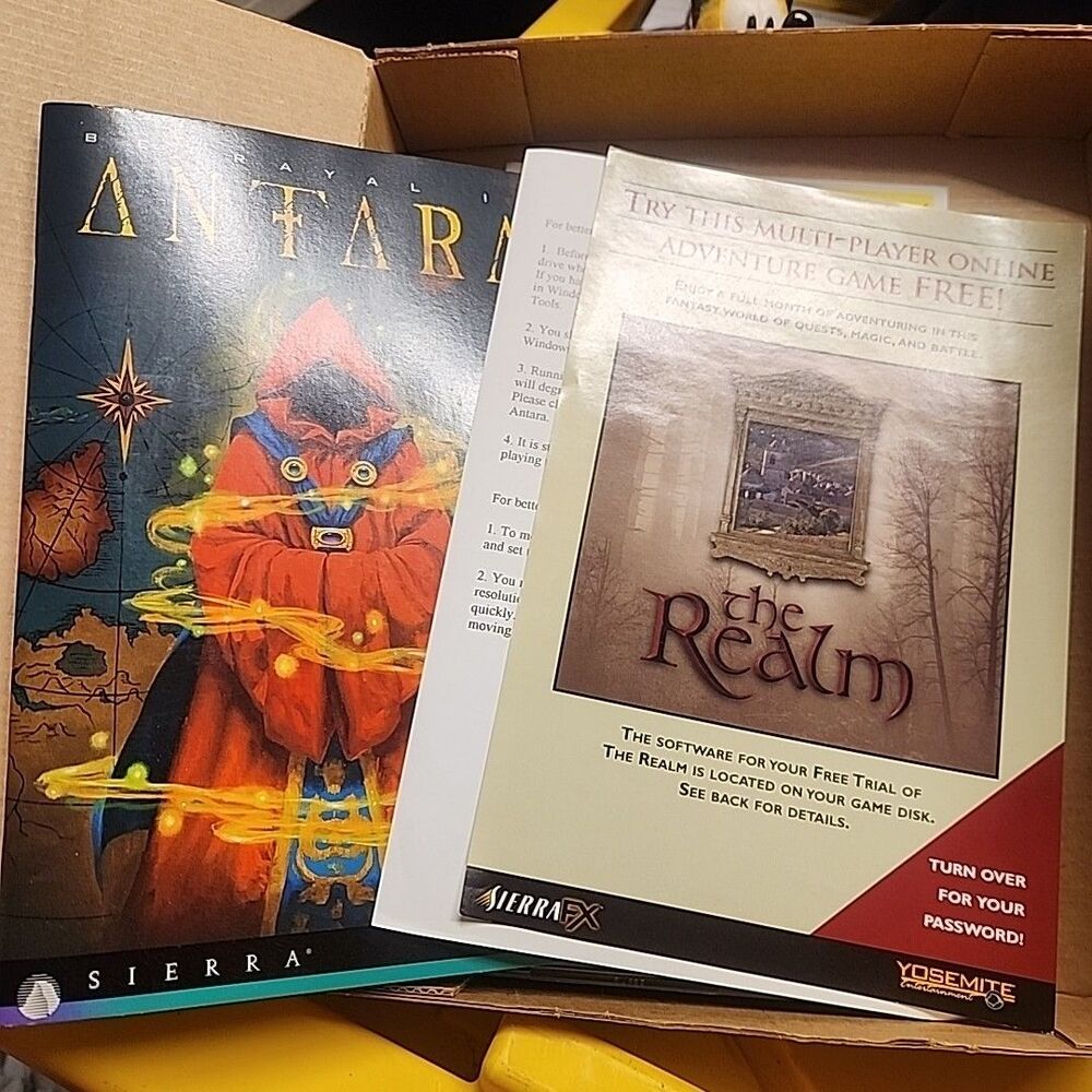 *CLASSIC* Betrayal in Antara Big Box PC Game (Sierra, 1997) Complete - Picture 4 of 7